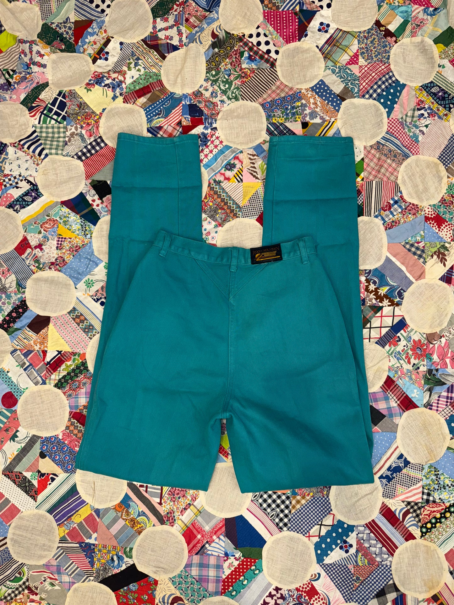 Turquoise Rockies Size 26/27 X-Long