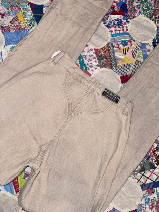 Crème Pinstripe Rockies size 24/25 X-Long