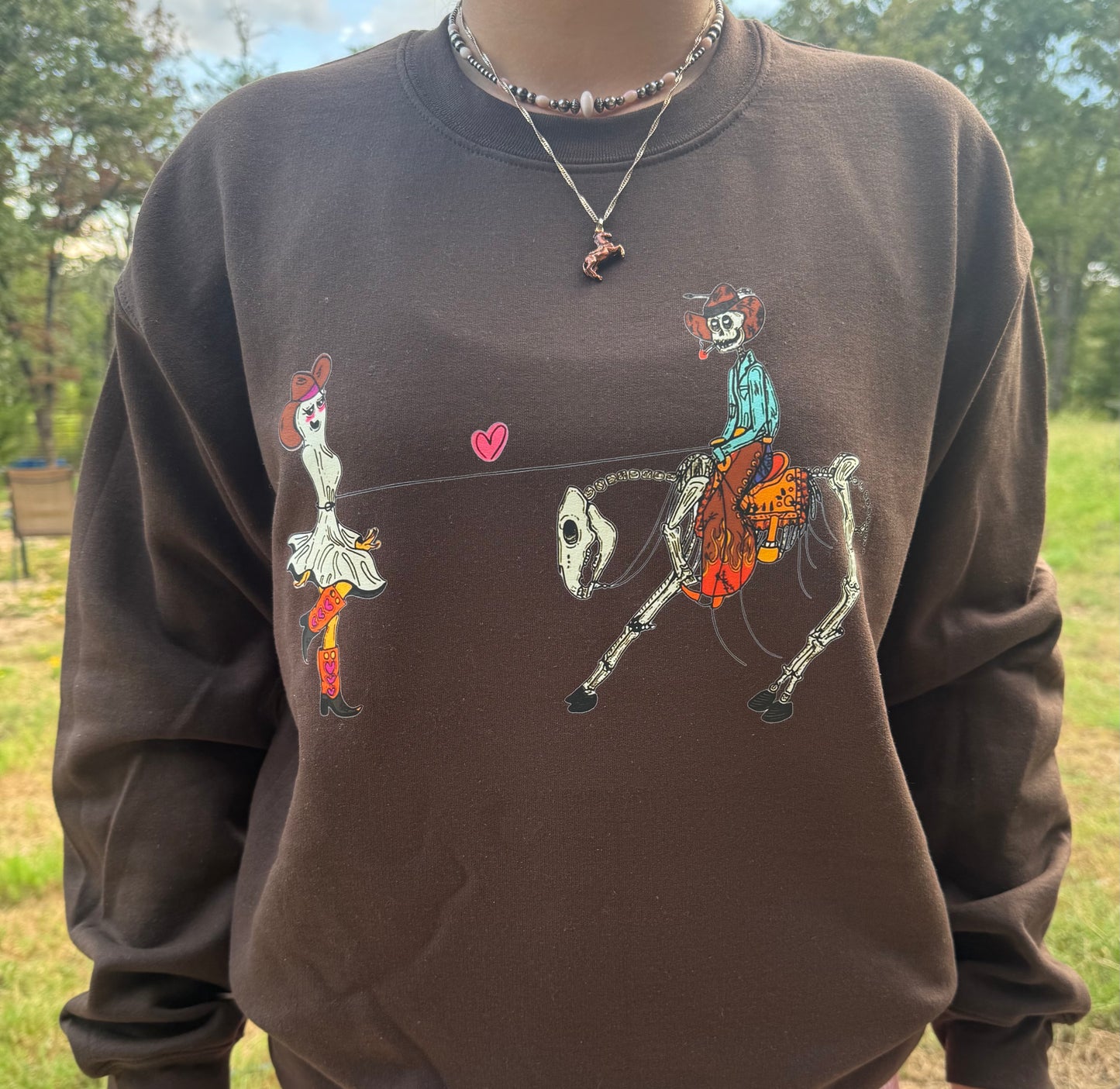Cow-ghoul Crewnecks