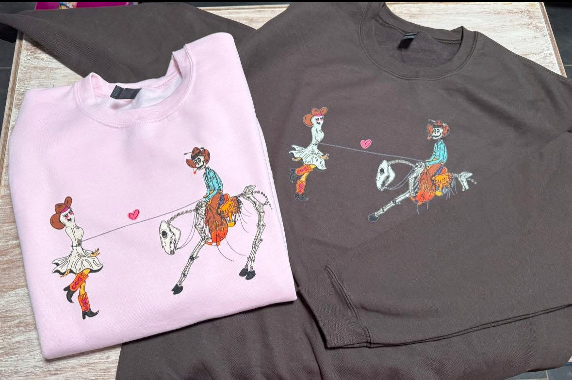 Cow-ghoul Crewnecks